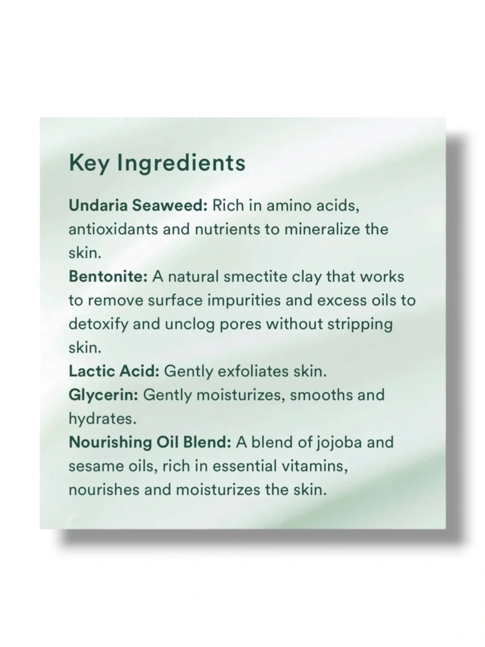 new OSEA ᯾ Algae Seaweed Radiance Ocean Cleanser ᯾ Luxe Travel Glass Jar ᯾ Boxed